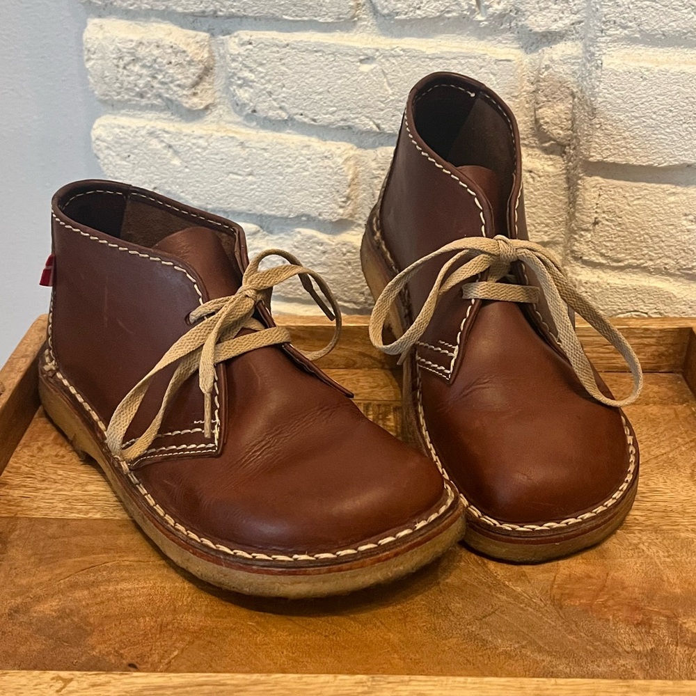 Brown Lace Up Boots